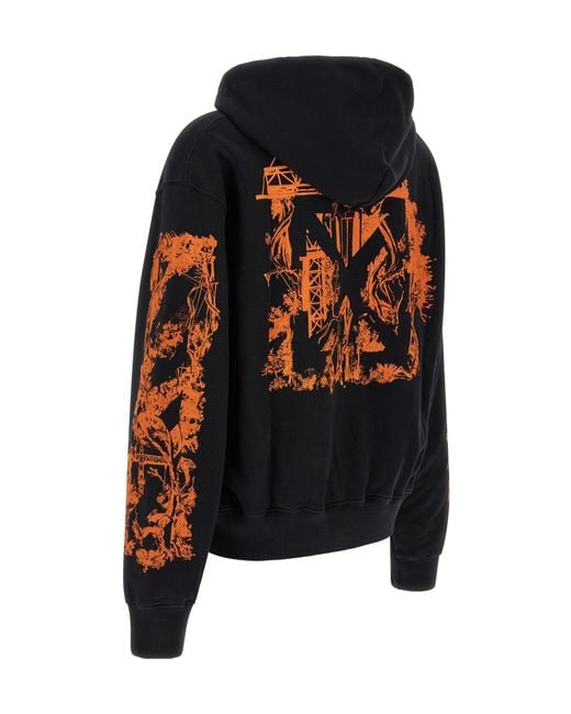 Off-White c/o Virgil Abloh Black 'City Nature' Hoodie for men
