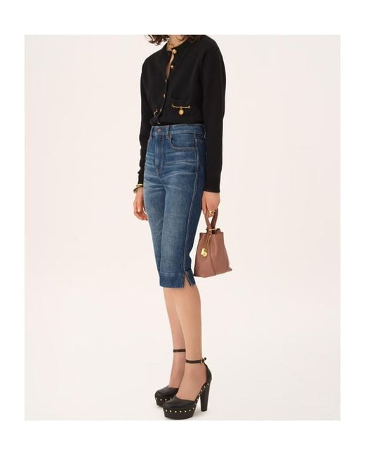 Chloé Black Chloé Horse Medal Knitted Cardigan