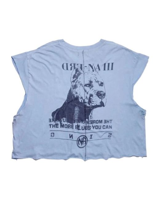 Enfants Riches Deprimes Blue Printed T-Shirt for men