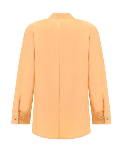 Forte_forte Orange Long-Sleeved Suit Coat
