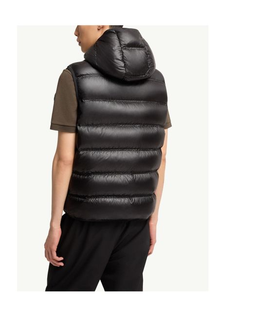 Moncler Black Panestrel Down Vest for men