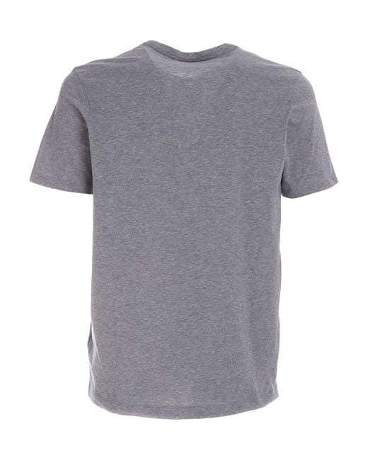 Paul & Shark Gray Crew Neck T-Shirt for men