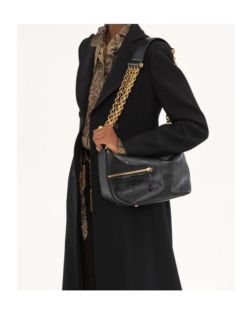 Chloé Black Chloé Camera Chain Shoulder Bag