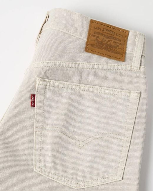 Levi's White Loose Boot Jeans