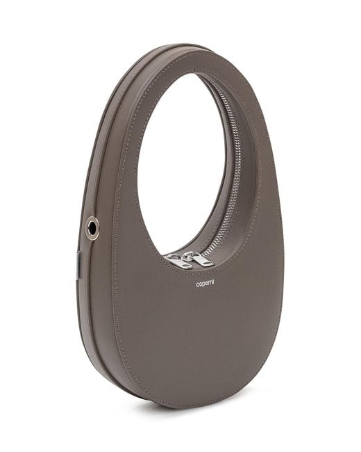 Coperni Gray Swipe Zipped Mini Shoulder Bag