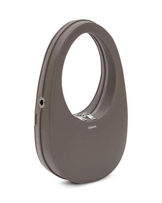 Coperni Gray Swipe Zipped Mini Shoulder Bag