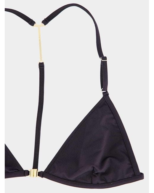 Tom Ford White T Triangle Bikini Set Beachwear
