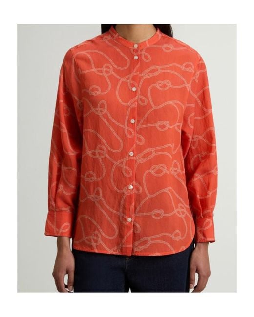 Woolrich Orange Shirts