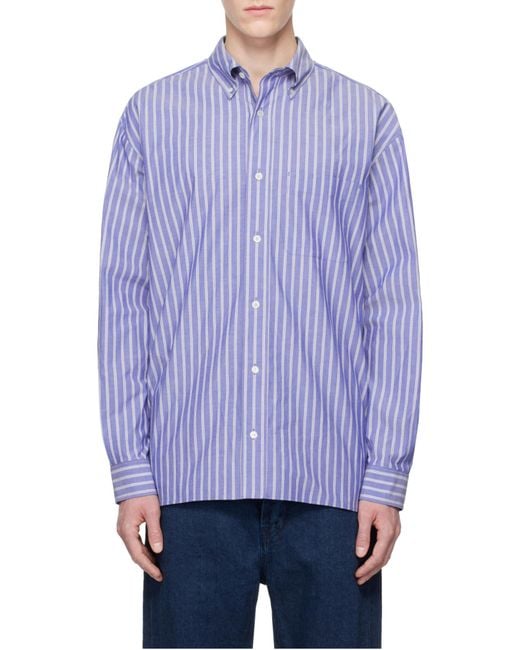 The Row Blue Bresson Shirt for men