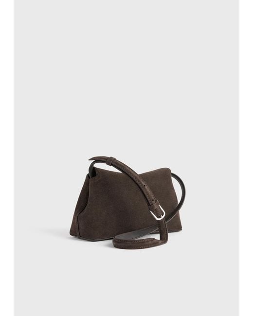 Totême Brown Flap Shoulder Bag