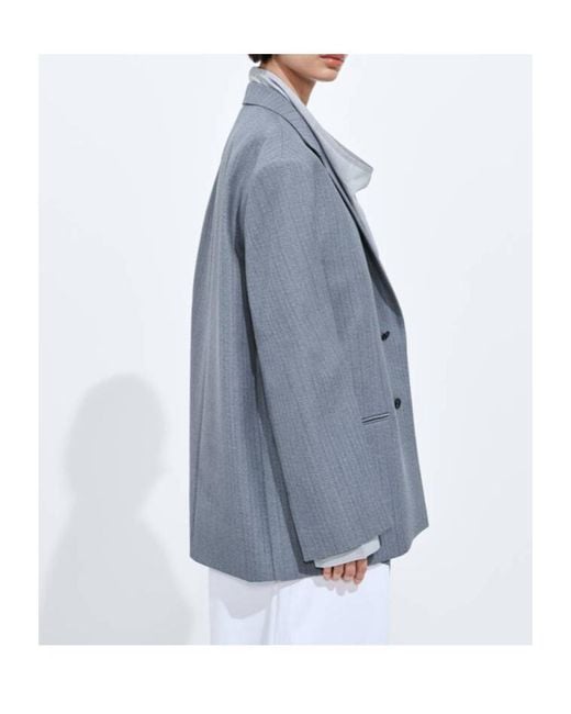 Bottega Veneta Blue Wool And Mohair Jacket