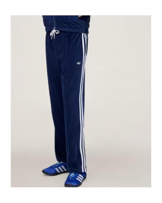 Adidas by Wales Bonner Blue Wales Bonner Velour Track Pant for men