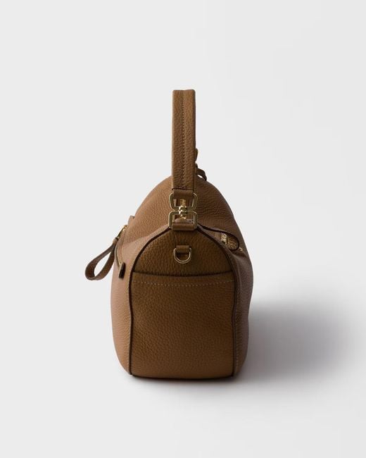 Prada Brown Sacca Small Shoulder Bag