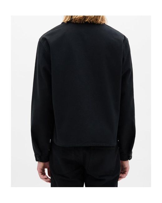 Ann Demeulemeester Black Boxy-Fit Shirt Jacket for men