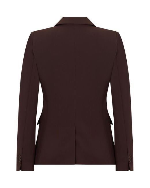 P.A.R.O.S.H. Brown Single-Breasted Suit Jacket