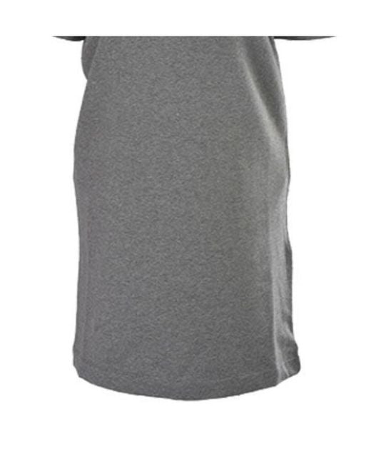 Moschino Gray A Printed Dress