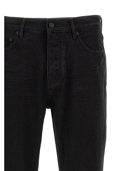 Purple Brand Black Lancer Ripped Flared Jeans for men