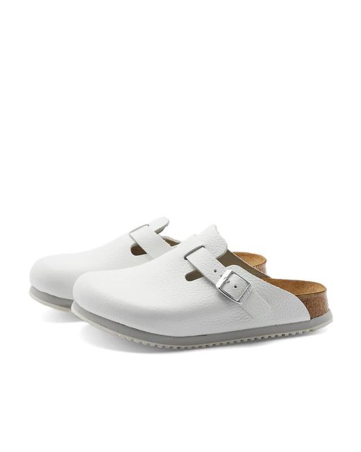 Birkenstock White Logo Muller Shoes
