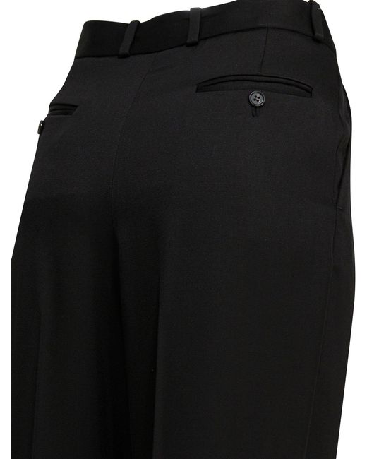 Loulou de Saison Black Alio Pleated Trousers