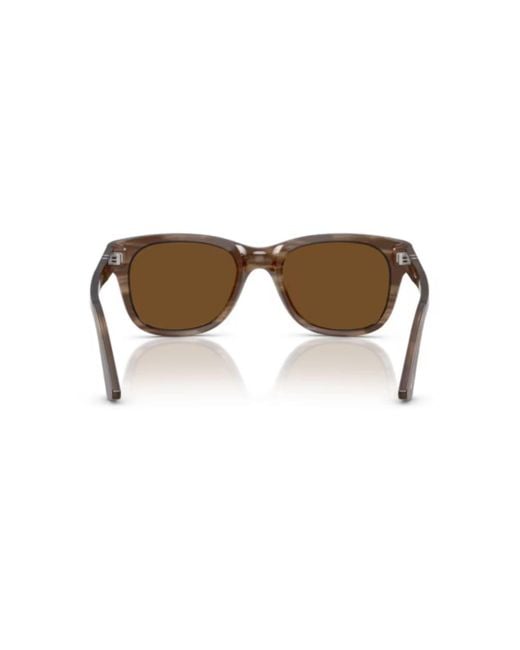 Persol Brown Square Frame Sunglasses for men