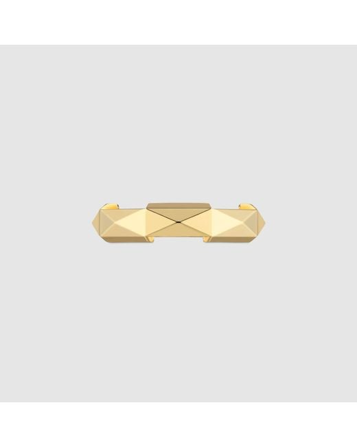 Gucci Metallic Link To Love 18K Studded Ring