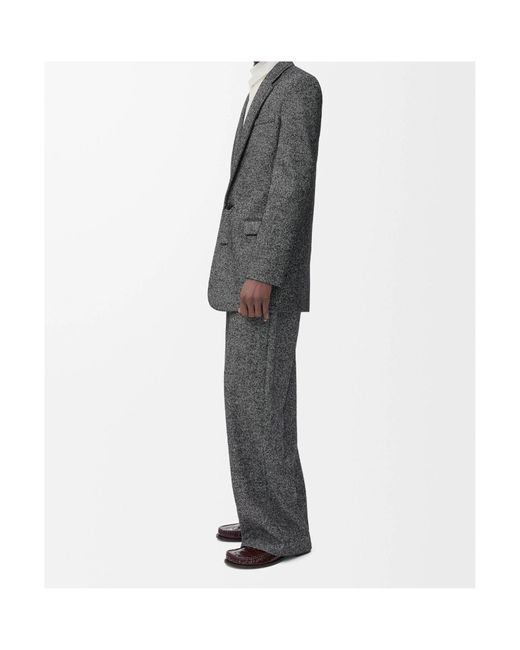 Loewe Gray Button Jacket for men