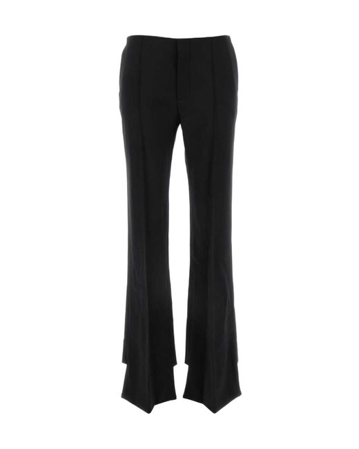 Chloé Black Chloé Low-Waisted Flared Trousers