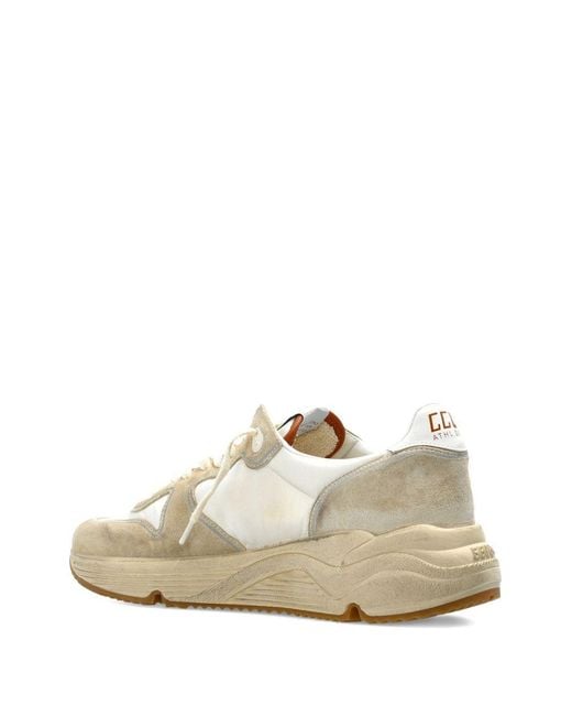 Golden Goose Deluxe Brand Natural Running Sole Lace-Up Sneakers for men