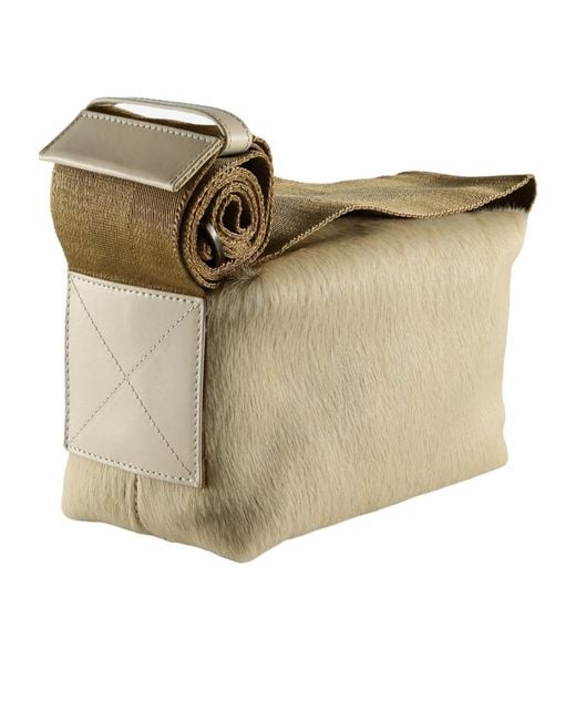 Uma Wang White Small Shoulder Bag With Adjustable Strap