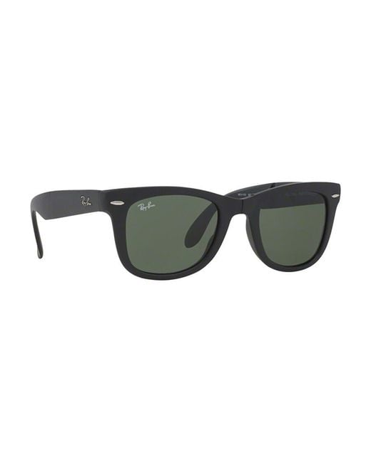 Ray-Ban Green Wayfarer Folding Classic Sunglasses for men