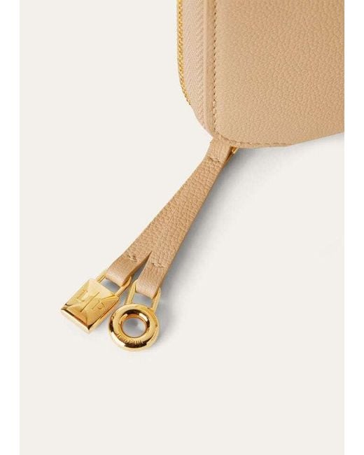 Loro Piana Natural Zippered Long Wallet