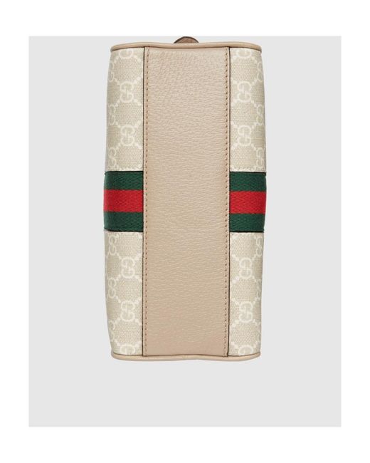 Gucci Metallic Ophidia Gg Mini Top Handle Bag