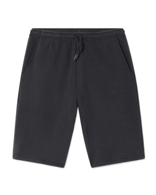American Vintage Gray Drawstring Sweat Shorts for men