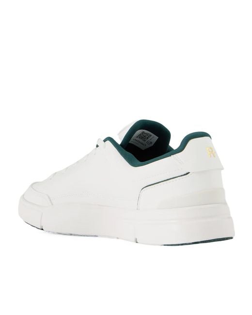 On Shoes White Leather Sneakers