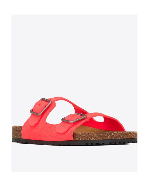 Saint Laurent Pink Jimmy Double-Strap Slip-On Sandals for men
