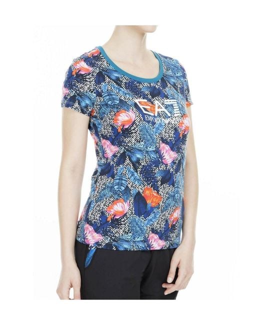 EA7 Blue Logo T-Shirt