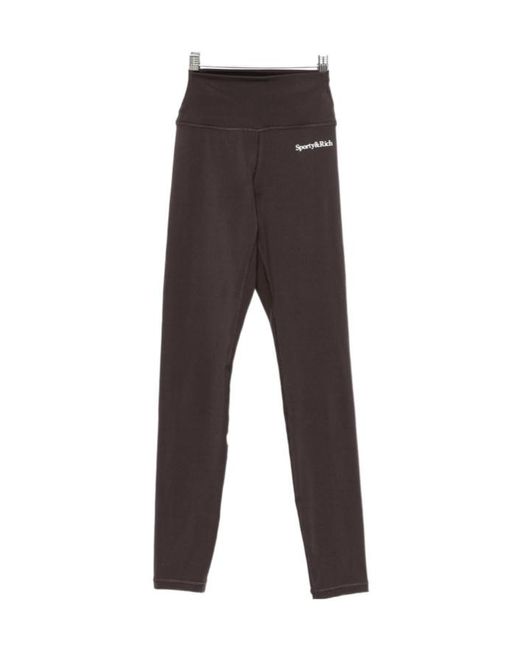 Sporty & Rich Gray Yoga Retreat High-Rise Leggings