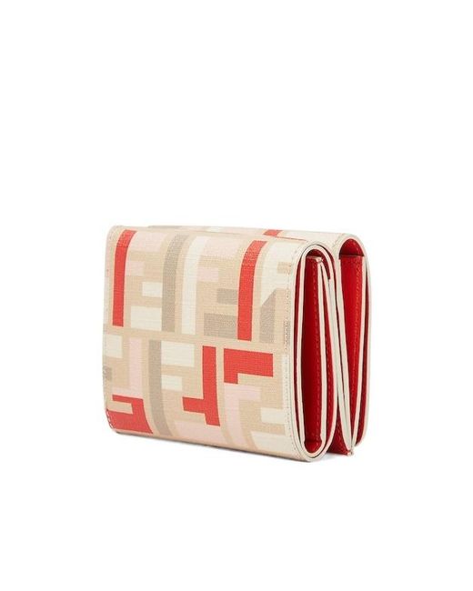 Fendi Pink Pouch With Chain