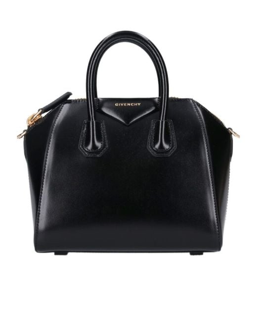 Givenchy Black Antigona Mini Top Handle Bag