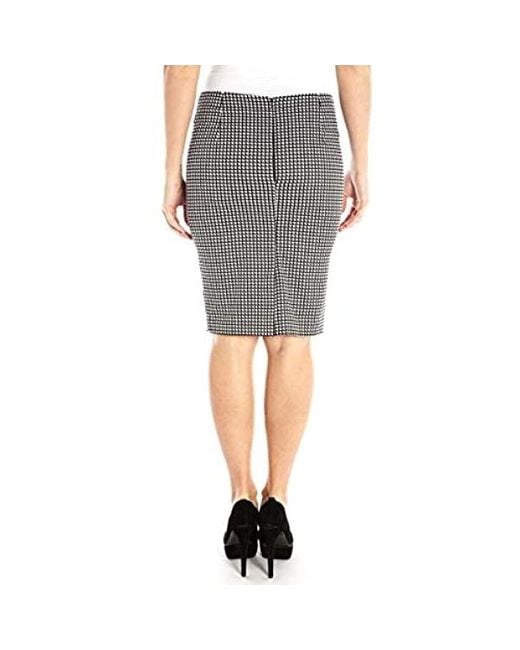 Armani Jeans Gray Plaid Detail Skirt