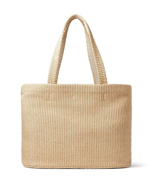 Jimmy Choo Natural Printed Handbag