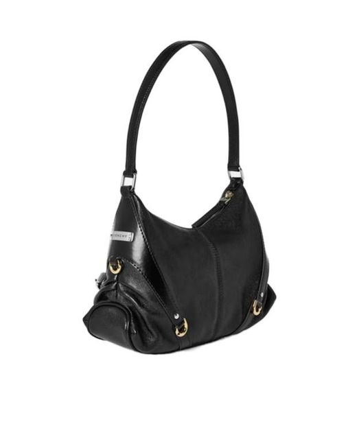 Givenchy Black Voyou Top Zip Shoulder Bag