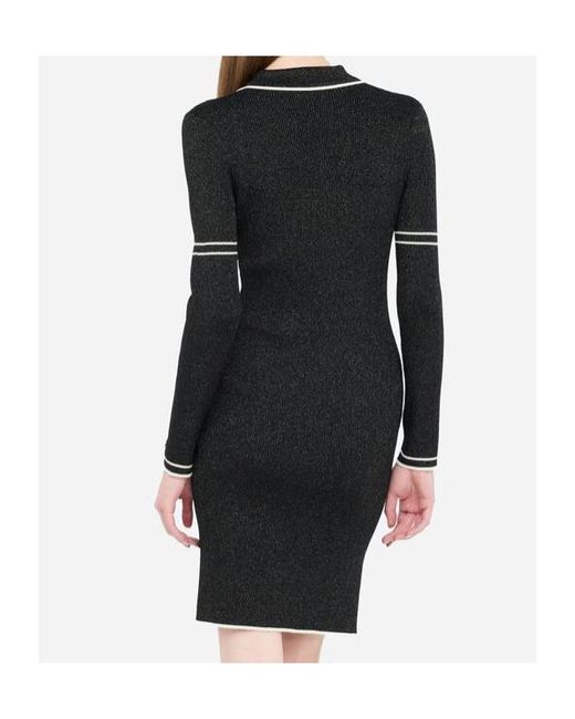Liu Jo Black Zip-Fastening Dress