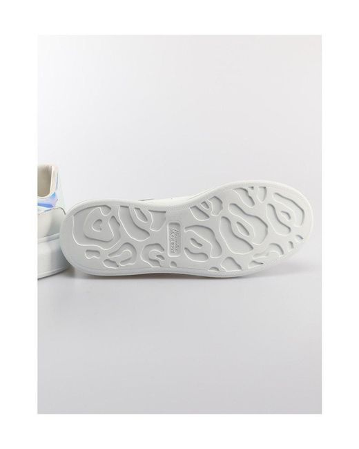 McQueen White Oversized Low-Top Sneakers for men