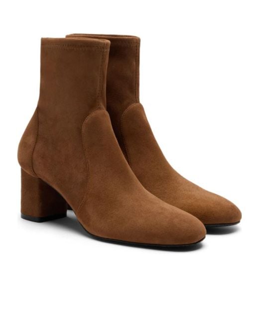 Stuart Weitzman Brown Lucie Bootie
