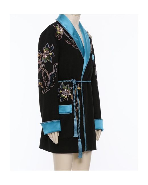 Valentino Black Long-Sleeved Casual Jacket for men