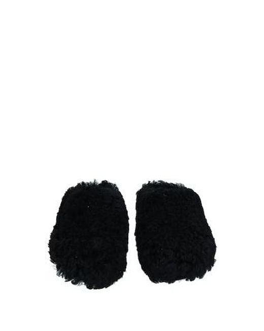 Marni Black Solid Colour Mules