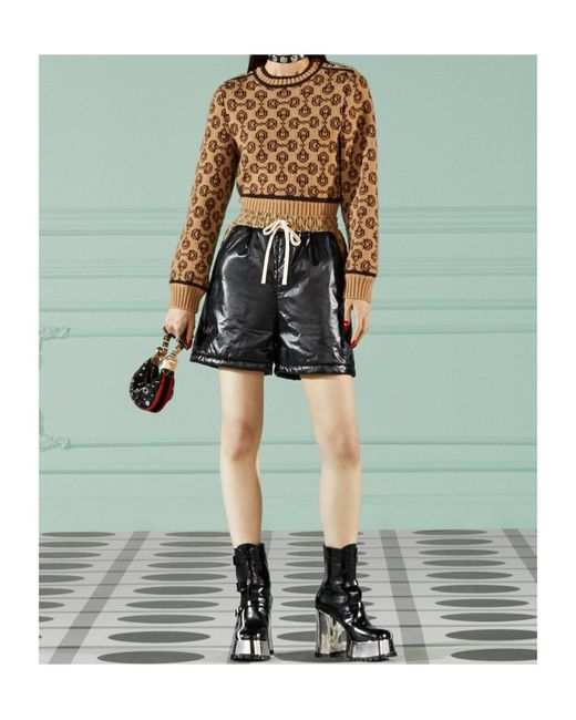 Gucci Black Canvas Shorts