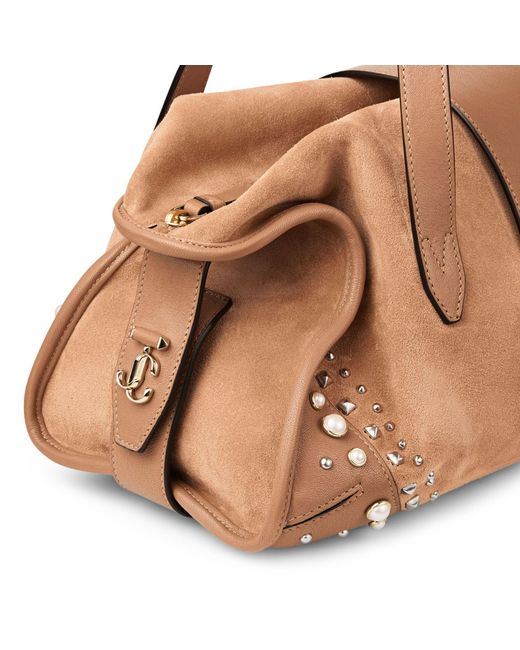 Jimmy Choo Natural Medium Bar Holdall Bag