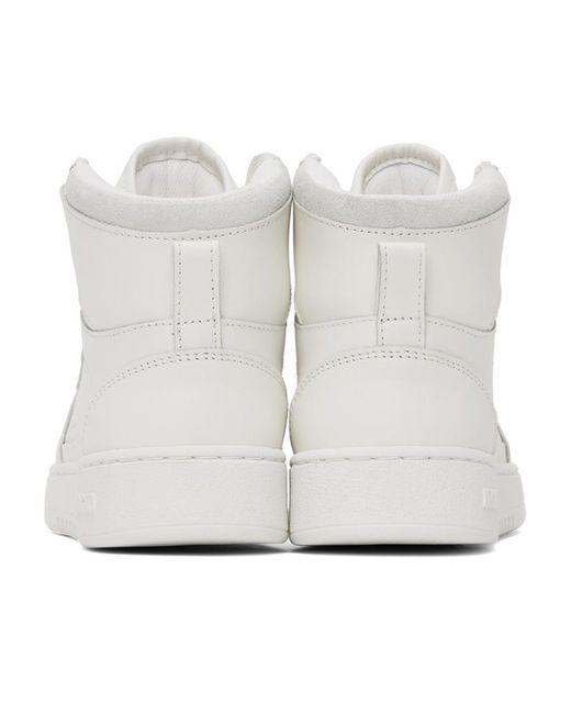 Axel Arigato White Dice Round Head High Top Casual Shoes